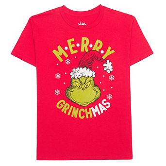 Boys 8-20 Dr. Seuss Grinch Merry Grinchmas Graphic Tee