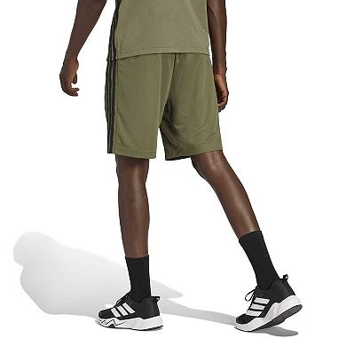 Men's adidas 3-Stripes Pique Workout Essentials Shorts