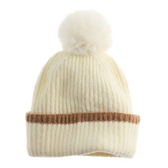 Women's Sonoma Goods For Life® Two Toned Pom Beanie