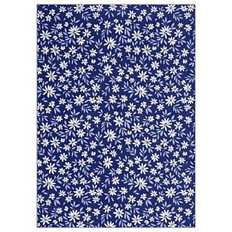 Garvee Machine Washable Modern Floral Printed Area Rug for Home Decor