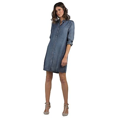 Standards & Practices Women's Tencel Denim Shirt Dress