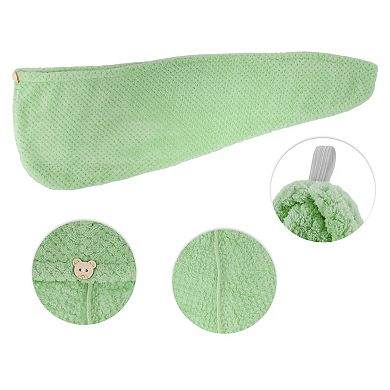 1 Pc Women Soft Breathable Hair Drying Towel for Bathroom Vacation Travel