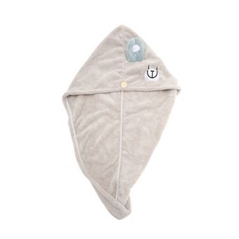 Water-absorbent Cartoon Embroidery Hair Towel 1 pc