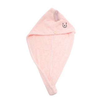 Water-absorbent Cartoon Embroidery Hair Towel 1 pc