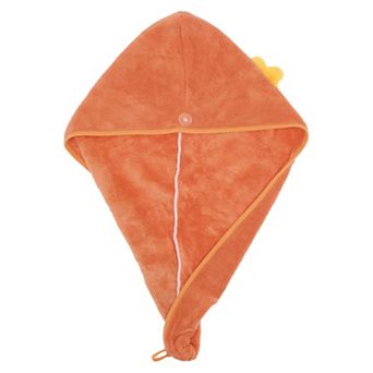 1 pc Women Soft Side Flowers Hair Towel for Bathroom Vacation Travel