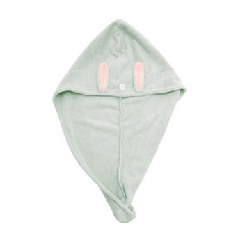 Water-absorbent Cartoon Rabbit Ears Hair Towel 1 pc