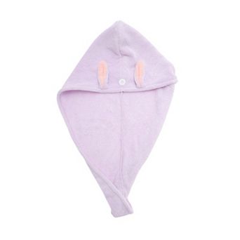 Water-absorbent Cartoon Rabbit Ears Hair Towel 1 pc
