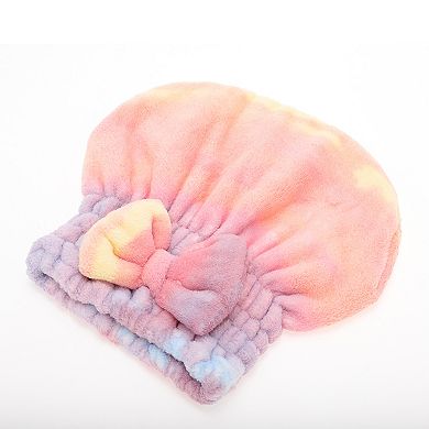 Water-absorbent Bow Gradient Hair Towel 1 Pc