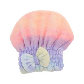 Water-absorbent Bow Gradient Hair Towel 1 pc