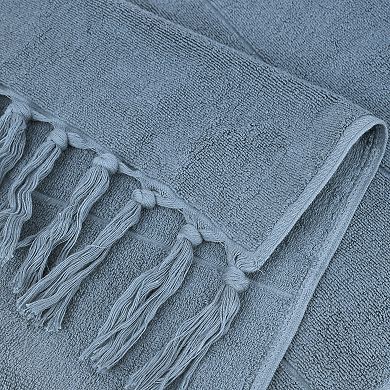 4 Pack Decorative Turkish Hand Towels, Cotton Absorbent Soft Bath Towel Set 14"x30"