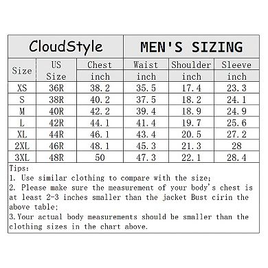 Men's Suit Jacket 1-Button Notched Lapel Slim Business Blazer for Daily Wear