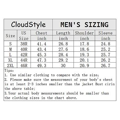 Mens Ink Print Blazer 1-Button Slim Fit Artistic Coat