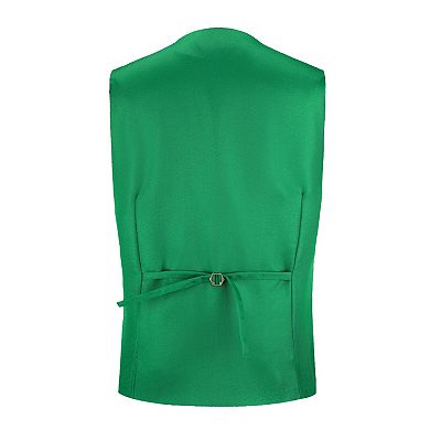 Men’s Slim Fit V-Neck Waistcoat Vest 5-Button Formal & Casual