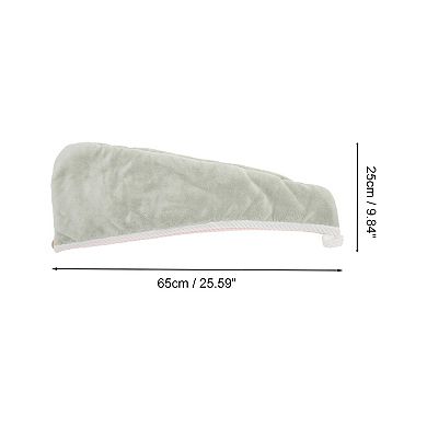 Water-absorbent Double Layer Hair Towel 1 Pc
