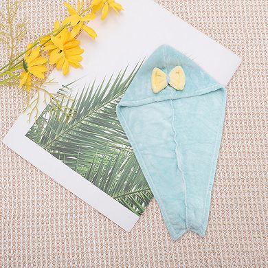 Water-absorbent Double Bow Hair Towel 1 Pc