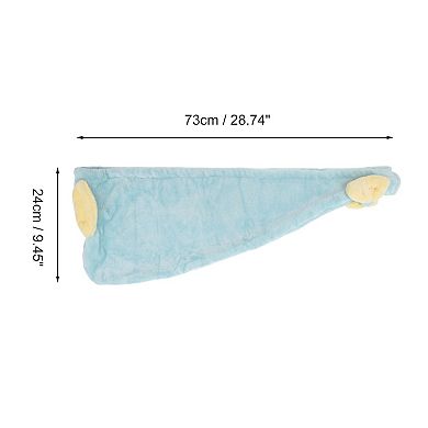 Water-absorbent Double Bow Hair Towel 1 Pc