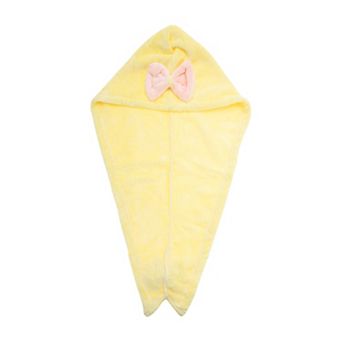 Water-absorbent Double Bow Hair Towel 1 pc