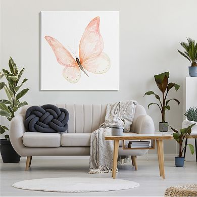 Stupell Home Decor Watercolor Butterfly Canvas Wall Art