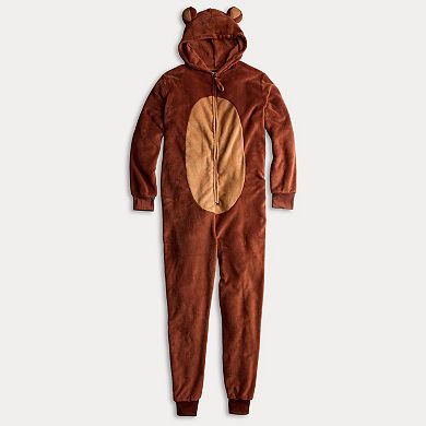 Men's Halloween Hooded Bear Union Suit