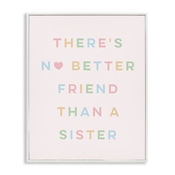 Stupell Home Decor Sister Quote Framed Giclee Wall Art