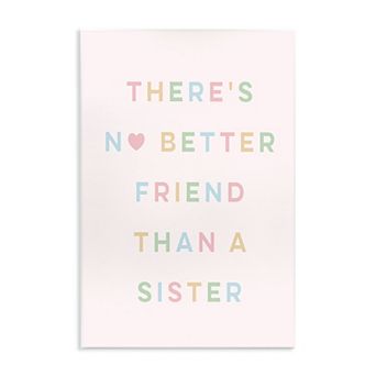 Stupell Home Decor Sister Quote Plaque Wall Art