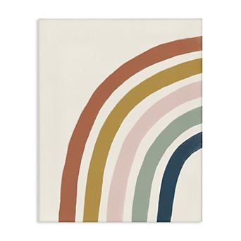 Stupell Home Decor Geometric Lines Canvas Wall Art