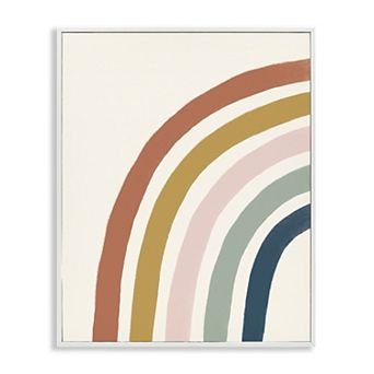 Stupell Home Decor Geometric Lines Framed Wall Art