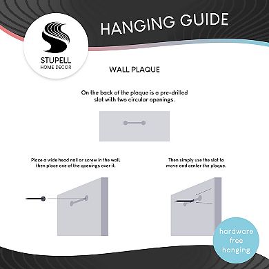 Stupell Home Decor Geometric Lines Plaque Wall Art