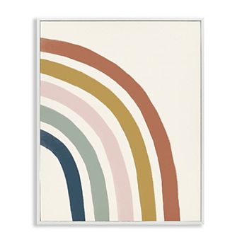 Stupell Home Decor Geometric Stripes Framed Wall Art