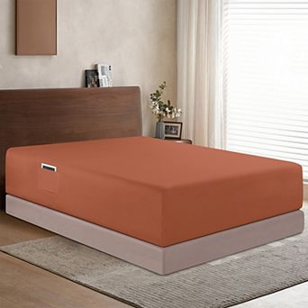 Elegant Comfort Extra Deep Pocket 18"-24" Single Fitted Sheet for High Mattress