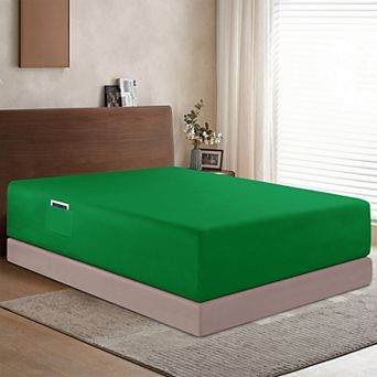 Elegant Comfort Extra Deep Pocket 18"-24" Single Fitted Sheet for High Mattress