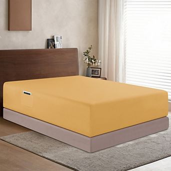 Elegant Comfort Extra Deep Pocket 18"-24" Single Fitted Sheet for High Mattress
