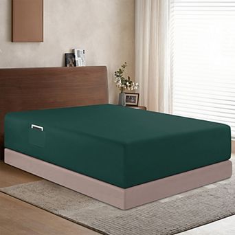 Elegant Comfort Extra Deep Pocket 18"-24" Single Fitted Sheet for High Mattress