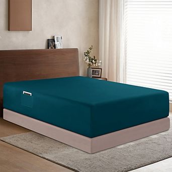 Elegant Comfort Extra Deep Pocket 18"-24" Single Fitted Sheet for High Mattress