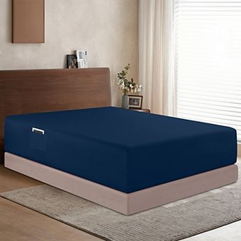 Elegant Comfort Extra Deep Pocket 18"-24" Single Fitted Sheet for High Mattress