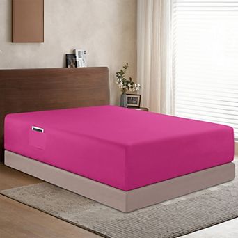 Elegant Comfort Extra Deep Pocket 18"-24" Single Fitted Sheet for High Mattress