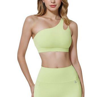 Women's One Shoulder Cutout Sports Bra