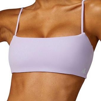 Women's Asymmetrical Neck Sports Bra with Thin Straps