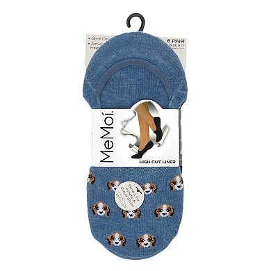 Beagle High-cut Liner 6 Pair Pack