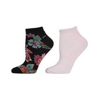 Natori Fancy Florals Shorties Socks 2-Pack