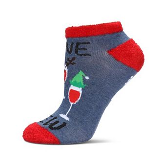 Women's Tis The Season To Wine Low Cut Socks