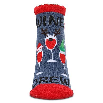 Women's Tis The Season To Wine Low Cut Socks