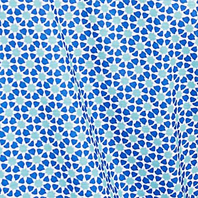 Hearts of Palm Women's It Had To Be Blue Embellished Print Top