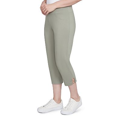 Hearts of Palm Women's Spring Forward Solid Capri