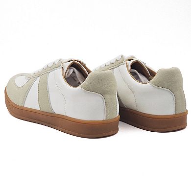 MILOCACA Women's Lace Up Retro Style Sneakers