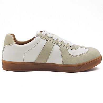 MILOCACA Women's Lace Up Retro Style Sneakers