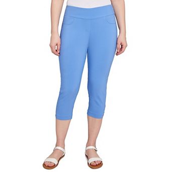 Hearts of Palm Women's Anchors Away Solid Pull On Capri