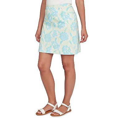 Hearts of Palm Women's It's A Spring Thing Tropical Print Skort
