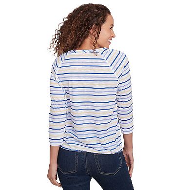 Hearts of Palm Women's Making Waves Drawstring Top