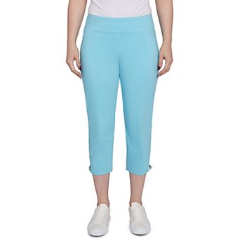 Hearts of Palm Women's It's A Spring Thing Solid Pull On Capri